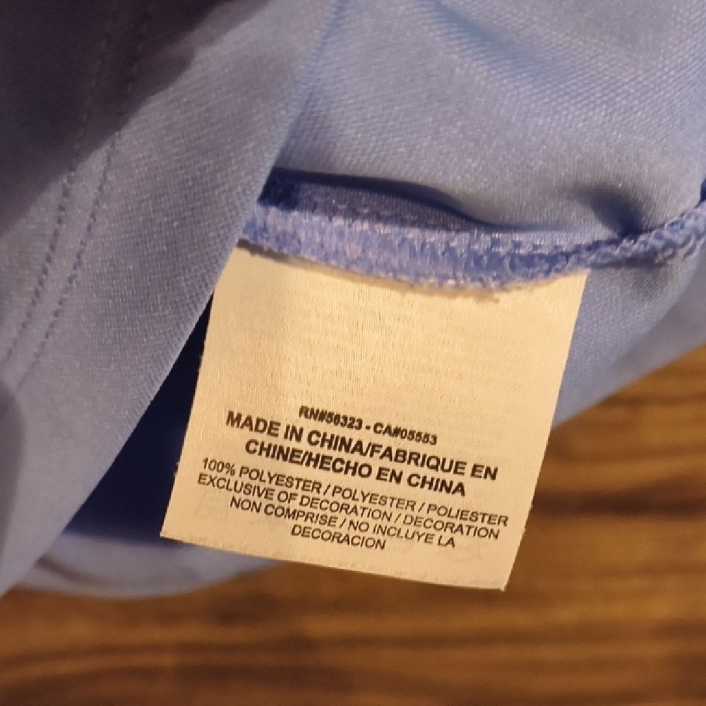 Nike Golf Women's Dri-FIT Sleeveless Polo Shirt - Silky Periwinkle Blue - Size M - Picture 8 of 9